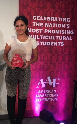 Sofia Vela in NYC for Most Promising Multicultural program