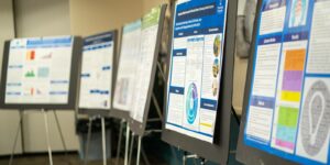 Student research posters at Na Liko Na'auao 2022