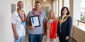 Ho’ākeolapono Trades Academy with Dr. Roy Panzarella, Dr. Lynn Babington and Michelle Bartell