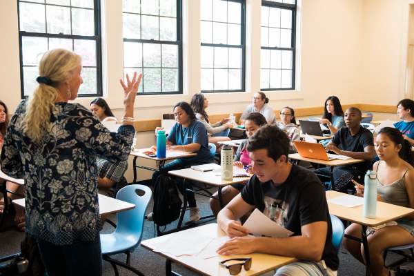 professor teaching a class