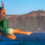 Ryan Panzarella keeps his mind focused when he is on the slackline, a sport that originated with rock climbers and has spread to the urban mainstream, including in Waikiki.
