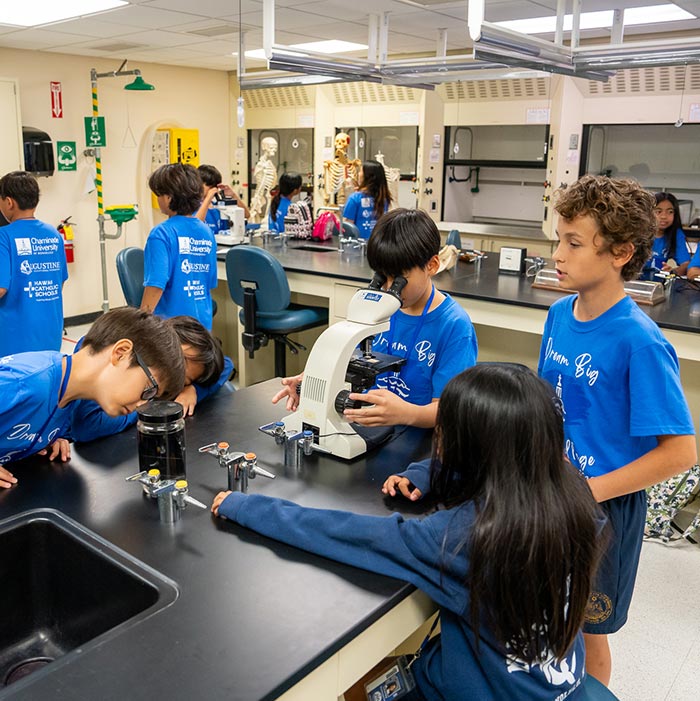 middle school lab tour